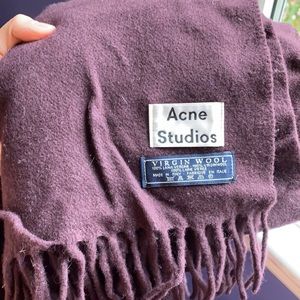 Acne studios wool scarves